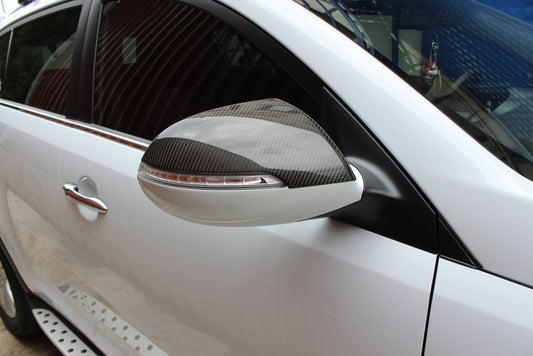 Mirror Covers (2 pcs, Carbon) for Kia Sportage 2010-2015 - image 2