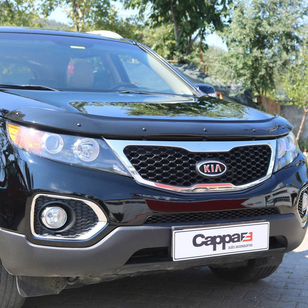 Hood deflector 2009-2012 (EuroCap) for Kia Sorento II XM 2009-2014 - Reelken Auto