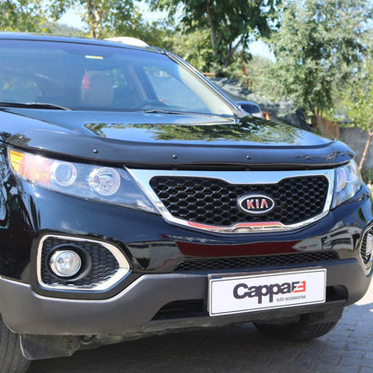 Hood deflector 2009-2012 (EuroCap) for Kia Sorento II XM 2009-2014 - Reelken Auto