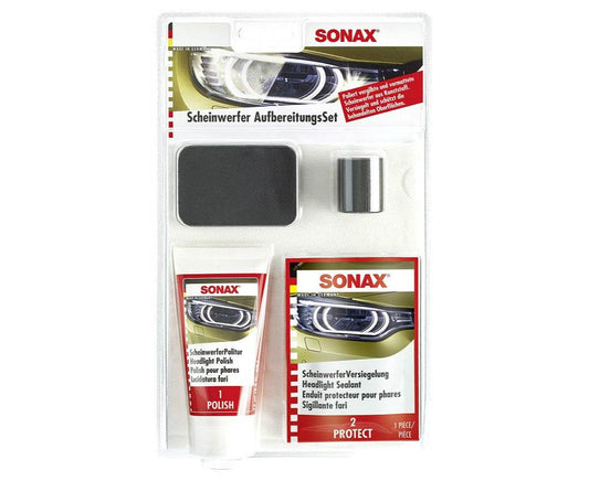 Sonax Plastic headlight polishing kit - Reelken Auto