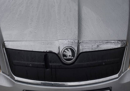 Winter cover on the grille (top) for Skoda Octavia II A5 2010-2013 - image 2
