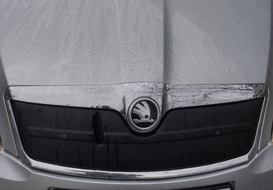 Winter cover on the grille (top) for Skoda Octavia II A5 2010-2013 - image 2