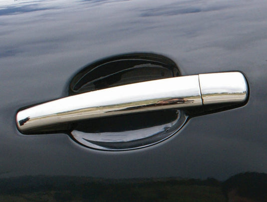 Chrome Door Handle Covers (4 pcs, Stainless Steel) for Peugeot 3008 2008-2016 - image 1