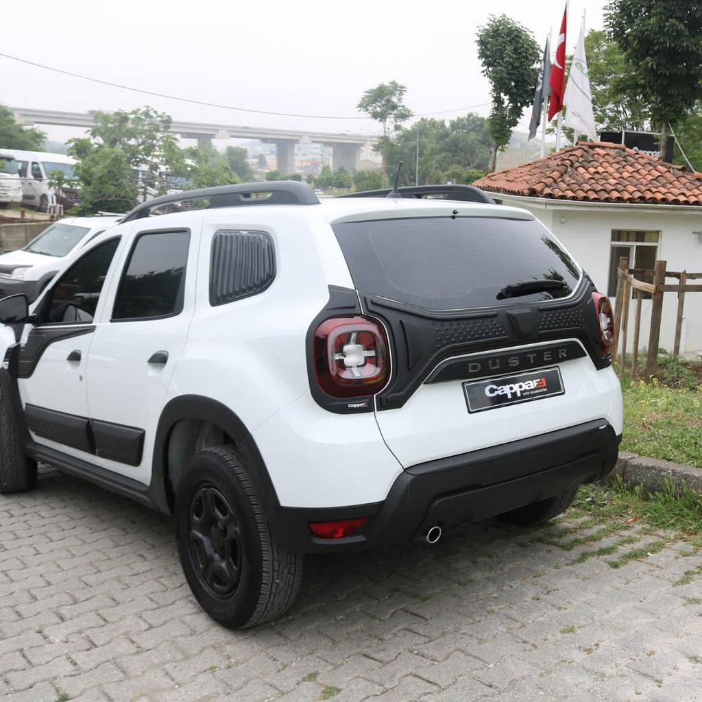Plastic overlay on the trunk lid (3 parts) for Dacia Duster 2018-2024 - Reelken Auto