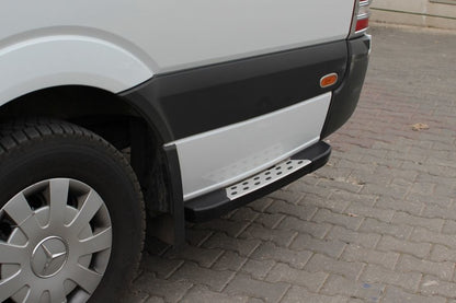 DOT-Line Side Steps Behind Wheel (2 pcs, Aluminum) for Mercedes Sprinter W901/902/903/904/905 1995-2006 - image 1