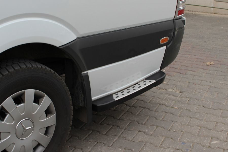 DOT-Line Side Steps Behind Wheel (2 pcs, Aluminum) for Volkswagen LT 1995-2006 - image 1