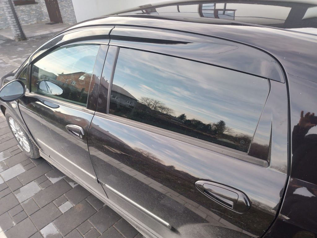 Window Deflectors (4 pcs, Sunplex Sport) for Fiat Punto Grande/EVO 2006-2018 - image 1