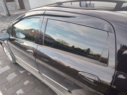 Window Deflectors (4 pcs, Sunplex Sport) for Fiat Punto Grande/EVO 2006-2018 - image 1