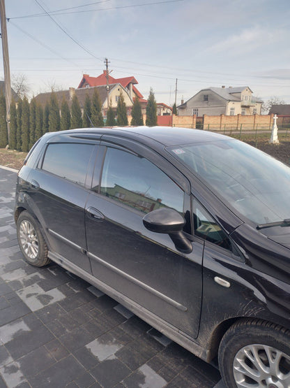 Window Deflectors (4 pcs, Sunplex Sport) for Fiat Punto Grande/EVO 2006-2018 - image 2