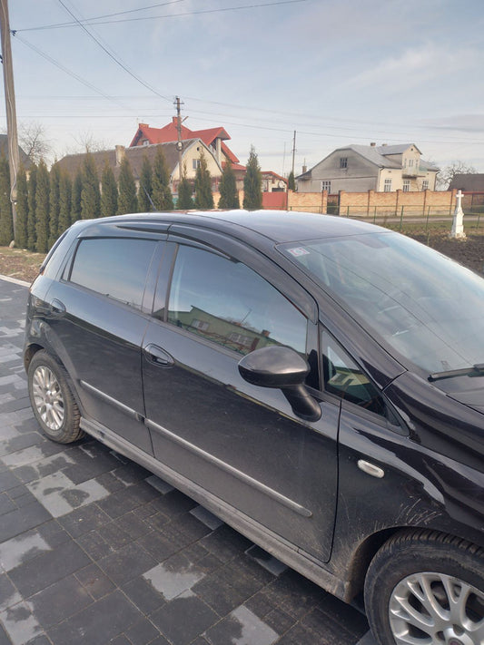 Window Deflectors (4 pcs, Sunplex Sport) for Fiat Punto Grande/EVO 2006-2018 - image 2