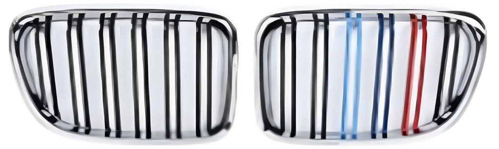 Kidneys M-Look (M-Color with Chrome Trim) for BMW X1 E84 2009-2015 - image 2