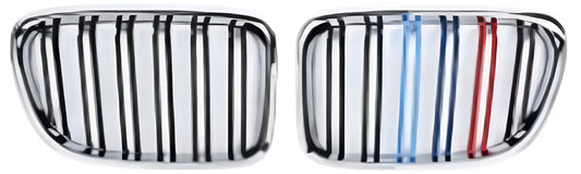 Kidneys M-Look (M-Color with Chrome Trim) for BMW X1 E84 2009-2015 - image 2