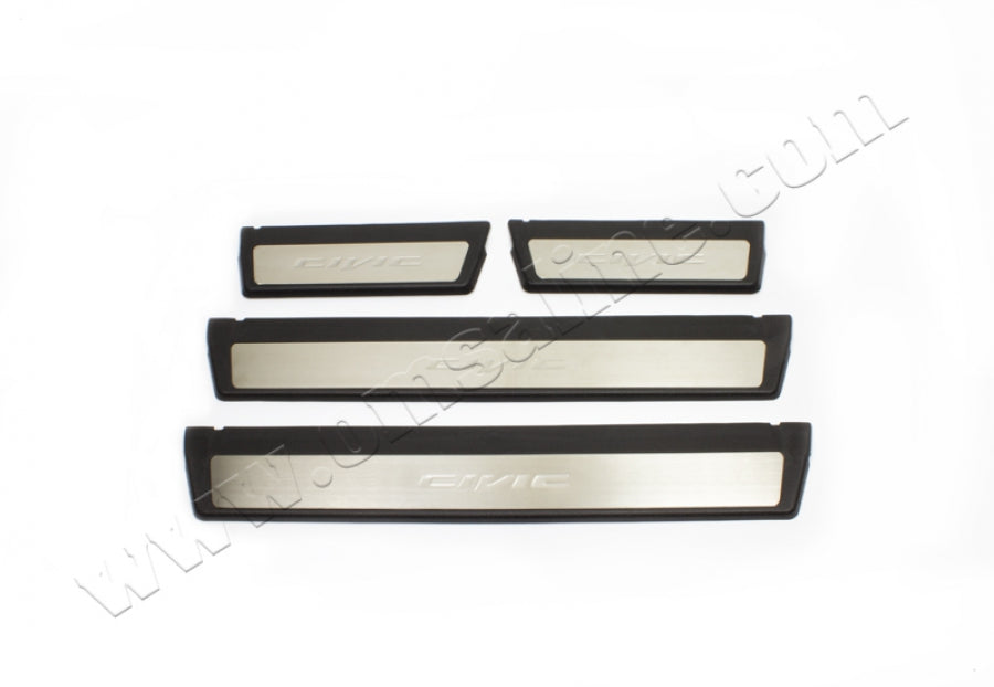Door Sill Covers Isikli (4 pcs) for Honda Civic Sedan IX 2011-2016 - image 3