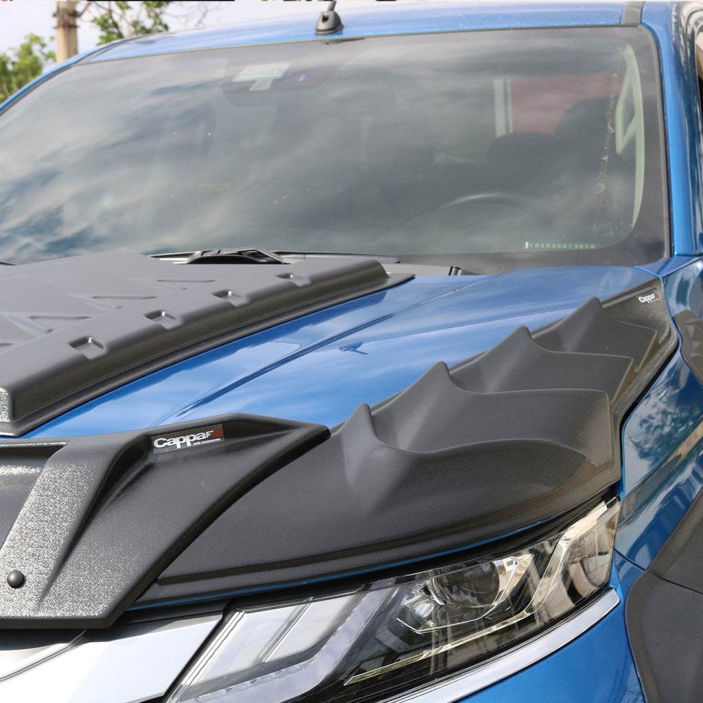 Set of lining for the hood DRAGON (2019+, 3 pcs) for Mitsubishi L200 2015-2024 - Reelken Auto