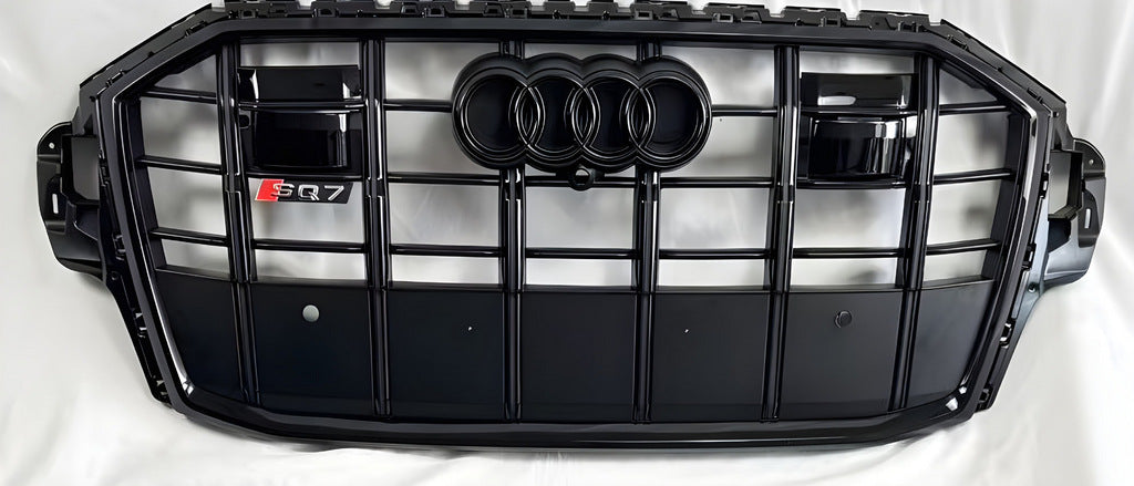 Front Grille RSQ-Style (2020+, Gloss Black) for Audi Q7 2015- - image 1