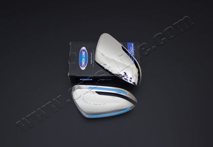 Mirror Covers V2 (2 pcs, Stainless Steel) for Hyundai I-20 2014-2020 - image 3