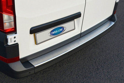 Rear bumper (Omsa, stainless steel) for Man TGE - Reelken Auto