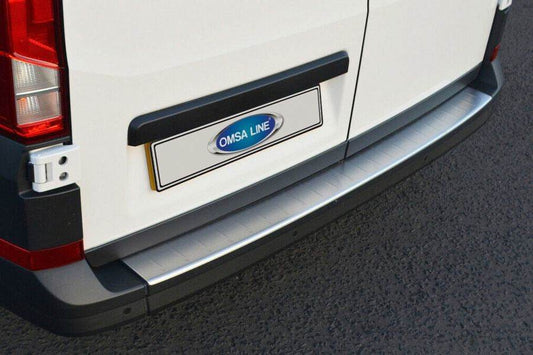 Rear bumper (Omsa, stainless steel) for Man TGE - Reelken Auto