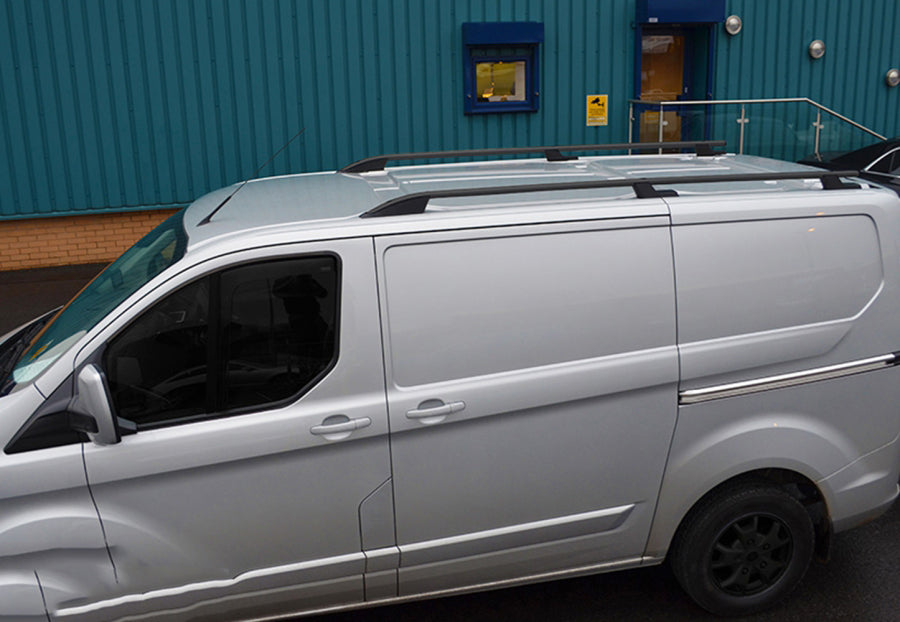 Roof Rails OmsaLine Sport (2 pcs, black) for Ford Custom 2013-2022 - image 1