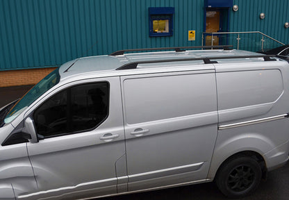 Roof Rails OmsaLine Sport (2 pcs, black) for Ford Custom 2013-2022 - image 1