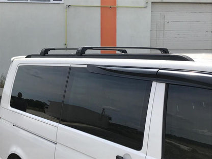 Integrated Roof Rails (black) for Volkswagen T5 Multivan 2003–2010 - image 10