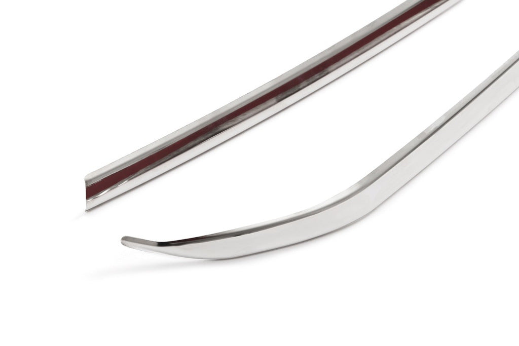 Chrome Grille Covers (2 pcs, Stainless Steel) for Honda Civic Sedan 2021- - image 4
