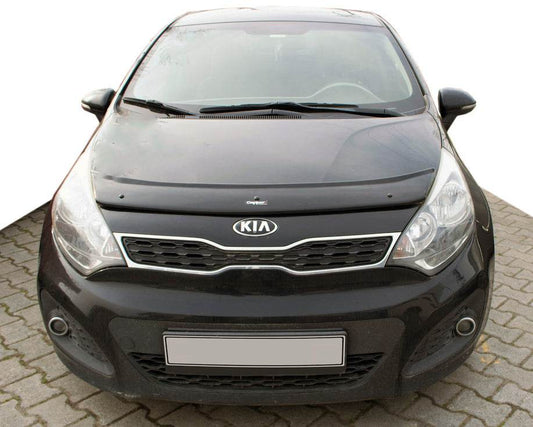 The hood deflector (EuroCap) for Kia Ceed 2012-2018 - Reelken Auto