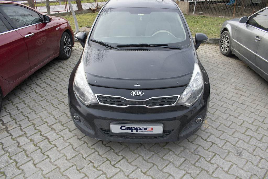 The hood deflector (EuroCap) for Kia Ceed 2012-2018 - Reelken Auto