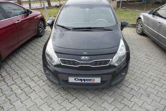 The hood deflector (EuroCap) for Kia Ceed 2012-2018 - Reelken Auto