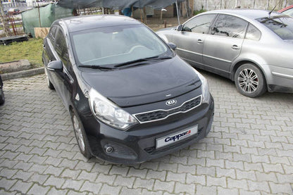 The hood deflector (EuroCap) for Kia Ceed 2012-2018 - Reelken Auto