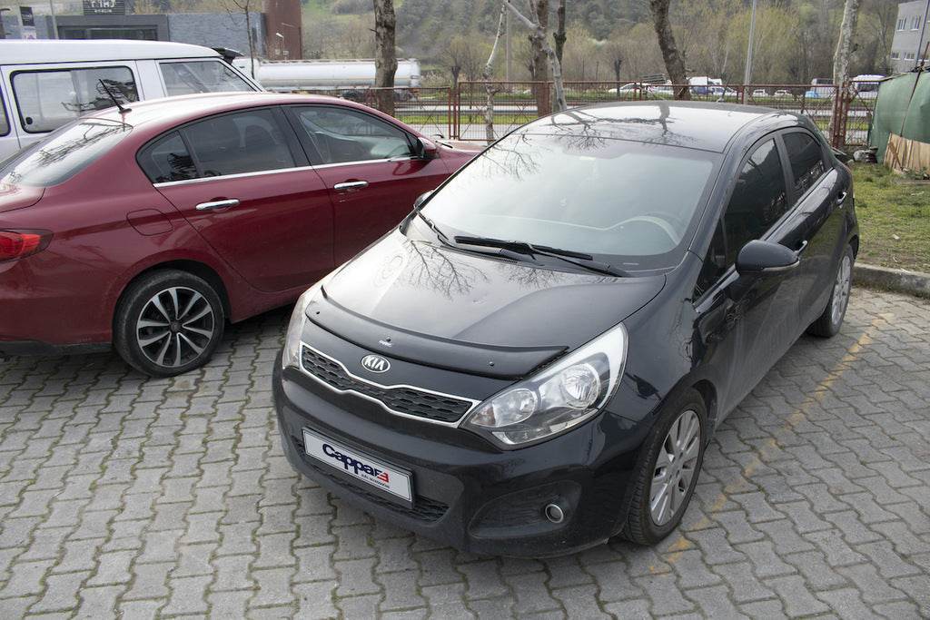 The hood deflector (EuroCap) for Kia Ceed 2012-2018 - Reelken Auto
