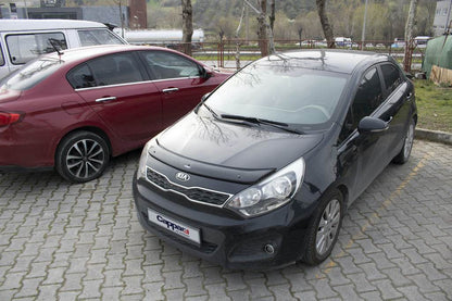 The hood deflector (EuroCap) for Kia Ceed 2012-2018 - Reelken Auto