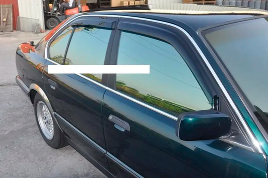 Window Deflectors (4 pcs, HIC) for BMW 5 Series E34 1988-1995 - image 2