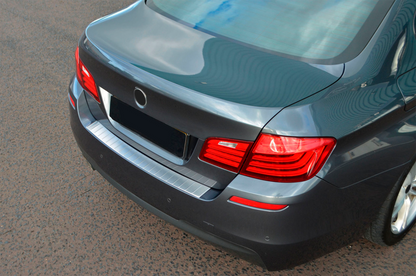 Rear bumper protector OmsaLine (SD, stainless steel) for BMW 5 Series F10/F11 2010–2016 - image 6