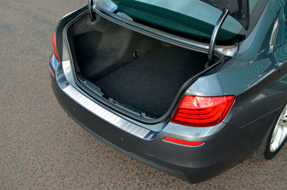 Rear bumper protector OmsaLine (SD, stainless steel) for BMW 5 Series F10/F11 2010–2016 - image 5