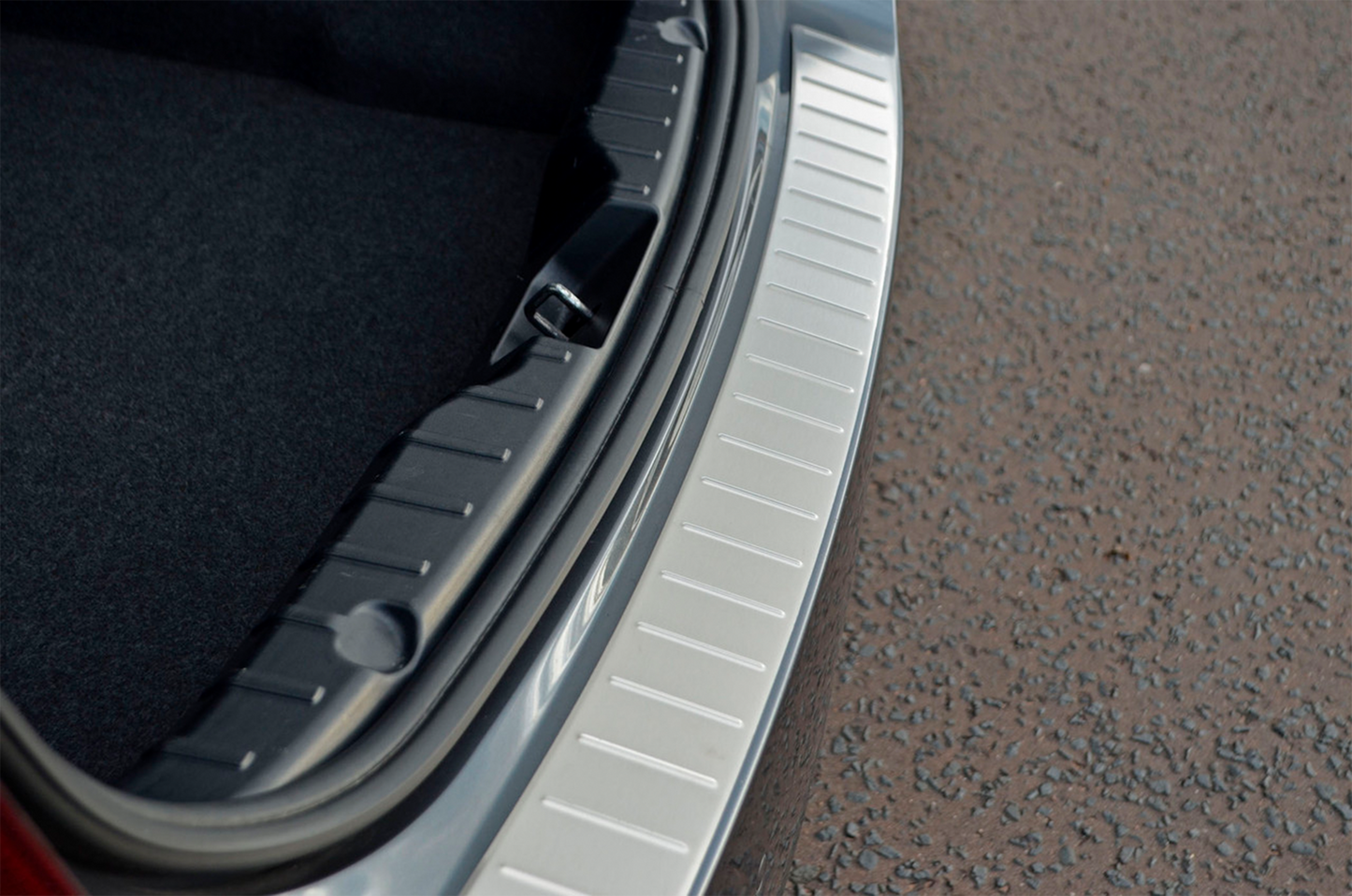 Rear bumper protector OmsaLine (SD, stainless steel) for BMW 5 Series F10/F11 2010–2016 - image 4