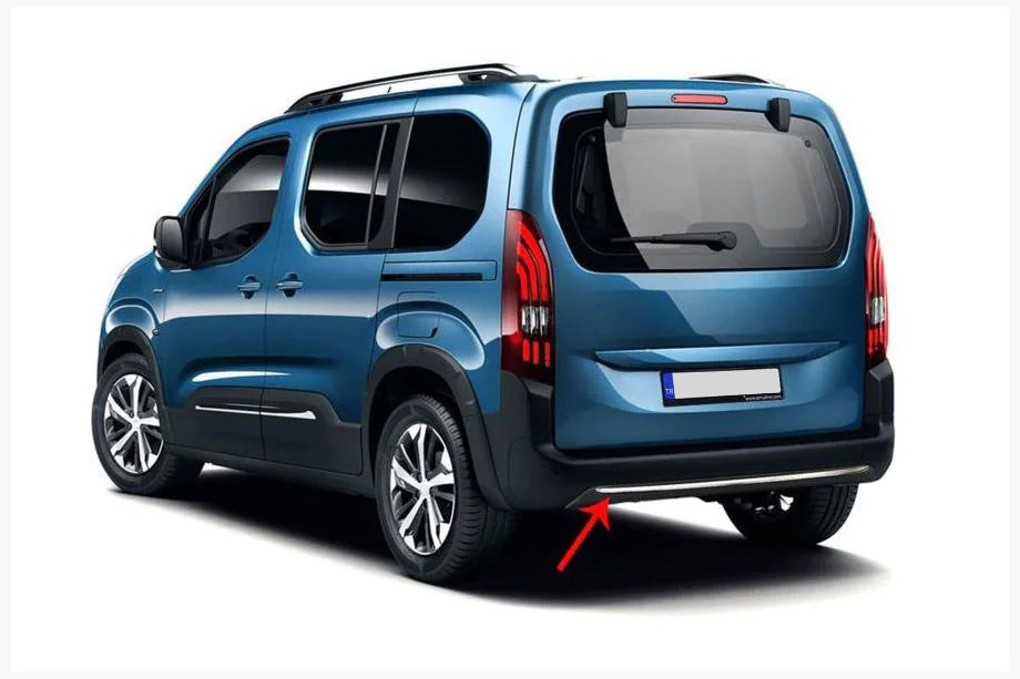 Rear Bumper Trim Omsa Line for Toyota Proace City 2016- - image 1