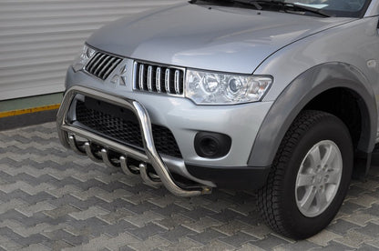 Front Guard WT003 (Stainless Steel) for Mitsubishi Pajero Sport 2008-2015 - image 3