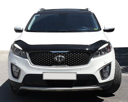 The hood deflector (EuroCap) for Kia Sorento III UM 2014-2020 - Reelken Auto