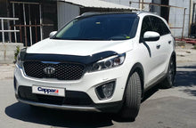 The hood deflector (EuroCap) for Kia Sorento III UM 2014-2020 - Reelken Auto