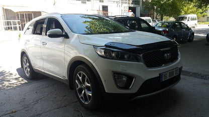 The hood deflector (EuroCap) for Kia Sorento III UM 2014-2020 - Reelken Auto