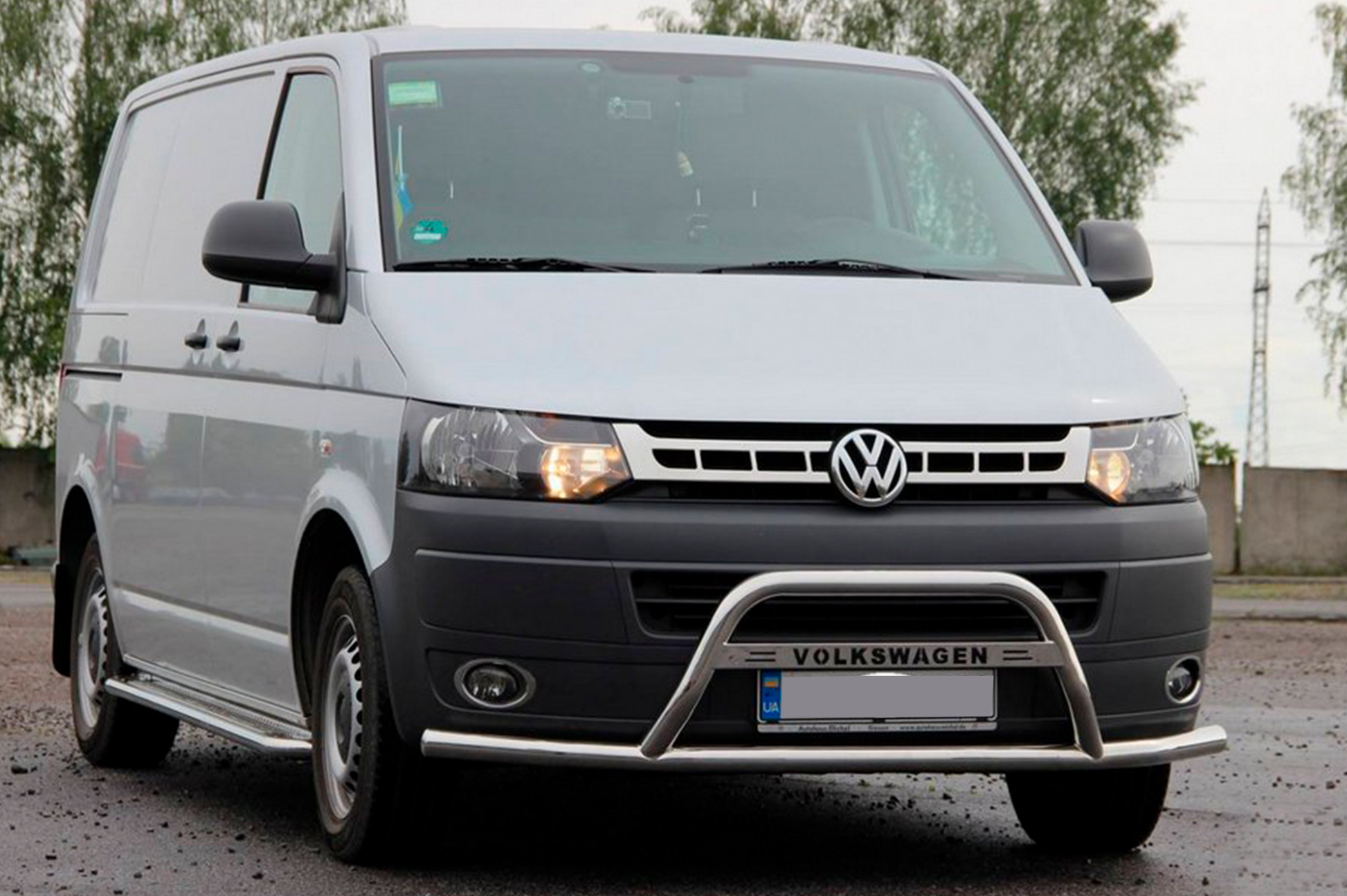 Bull Bar WT007ST (Stainless Steel) for Volkswagen T5 2010-2015 - image 3