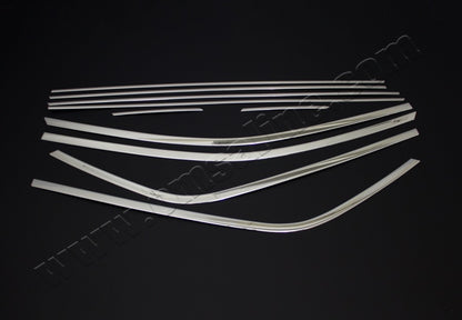 Full Window Trim Set (10 pcs, Stainless Steel) for Hyundai I-20 2014-2020 - image 4