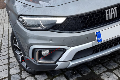 Stainless Steel Fog Light Trims for Fiat Tipo Cross 2021- - image 3