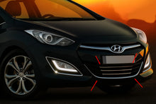Covers for lower grille and surround STYLE (stainless steel) for Hyundai I-30 2012-2017 - image 1