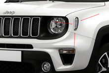 Chrome Covers for Turn Signal Repeaters (2 pcs Stainless Steel) for Jeep Renegade 2014- - image 1