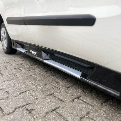 Side sills Sorento type (EuroCap) for Fiat Doblo II 2010-2022 - Reelken Auto