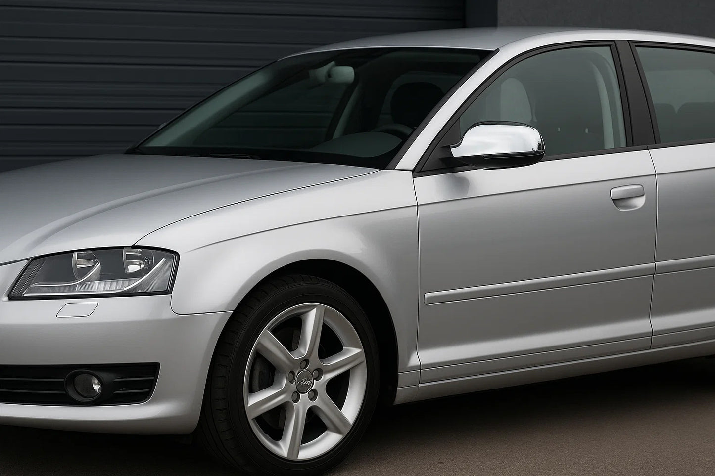 Mirror Covers 2010-2012 (2 pcs, Stainless Steel) for Audi A3 2003-2012 - image 3