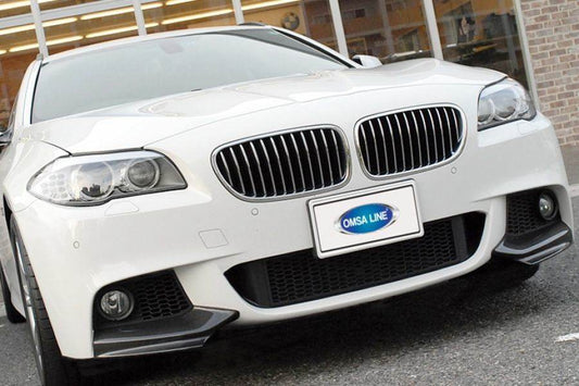 DPT Flap front bumper cover (for M-Performance, gloss black) for BMW 5 series F-10/11/07 2010-2016 - Reelken Auto