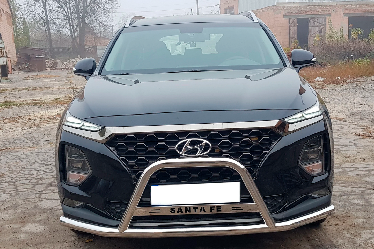 Bull Bar WT006 Stainless Steel for Hyundai Santa Fe 4 2018-2023 - image 1